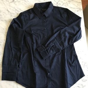 NWOT Banana Republic Factory Womens tailored wrinkle free shirt 14